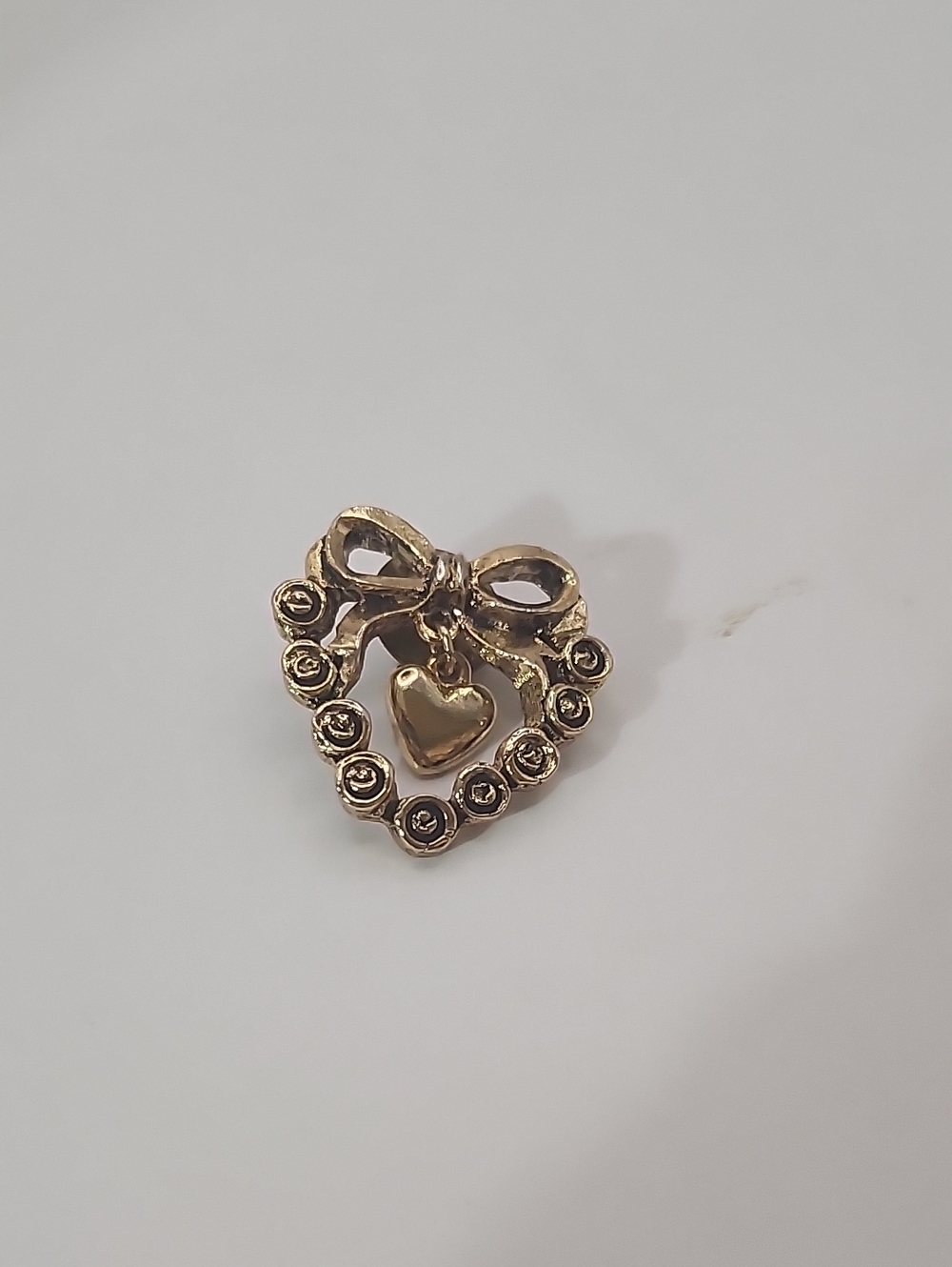Vintage Camco Dangling Heart Pin/Brooch